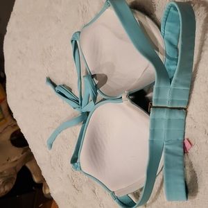 Victorias Secret Bikini Top 34DD Hottie Halter Pushup Padded bikini top